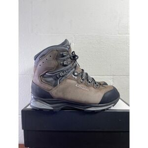 LOWA Camino EVO GTX Waterproof Hiking Boots Brown Nubuck Men's 10.5 US/44 EU